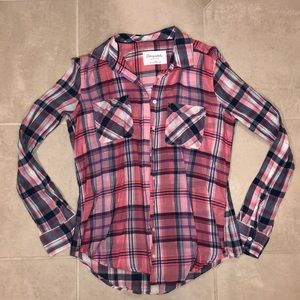 AEROPASTALE Pink Flannel Shirt